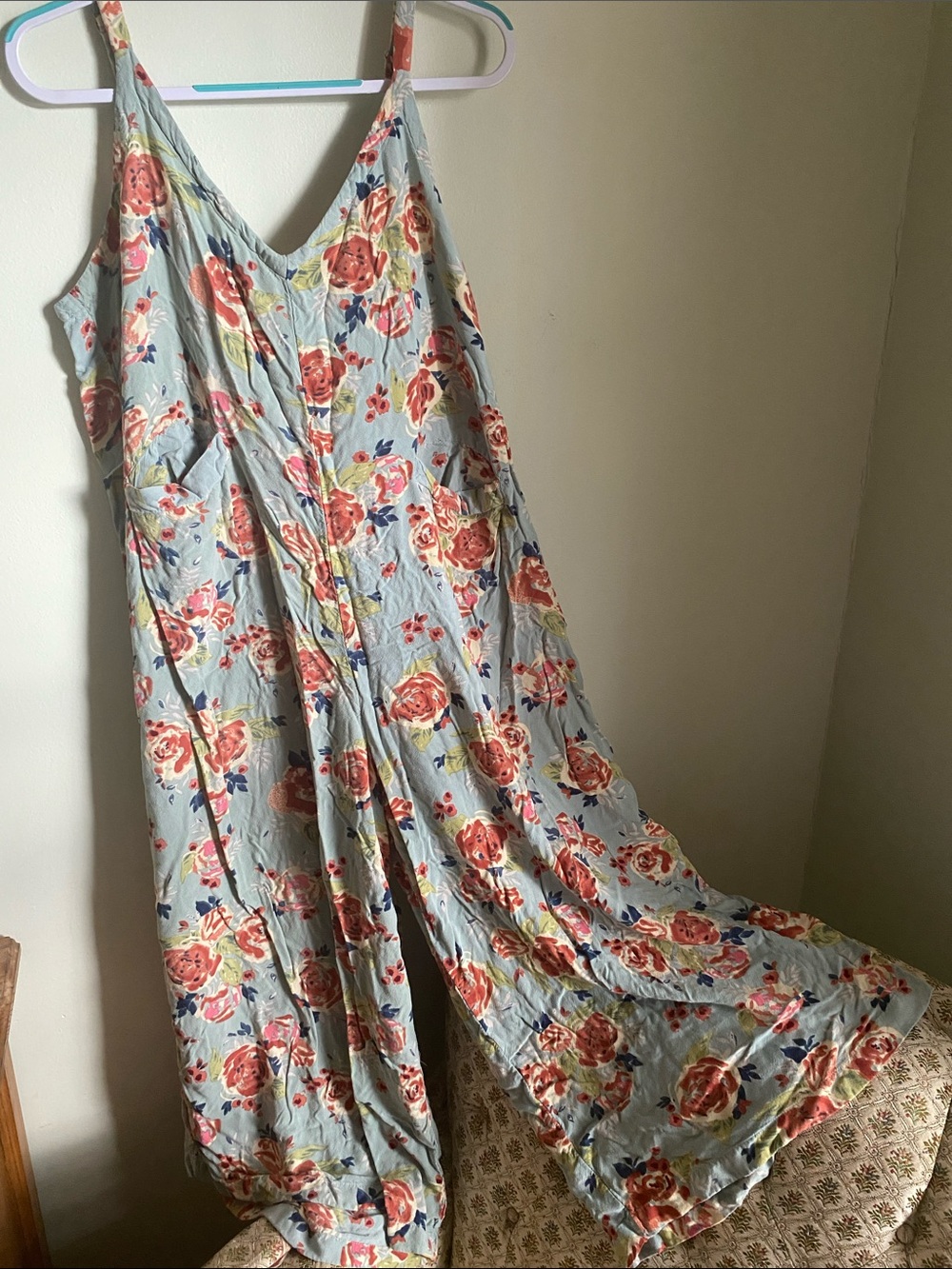 Natural Life Floral Jumpsuit XL
